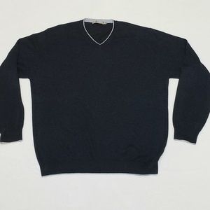 Raffi Cashmere V-Neck Pull Over Sweater Sz. 2XL